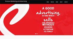 Desktop Screenshot of envision-advertising.com