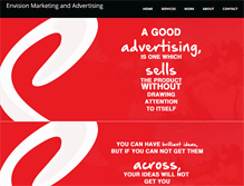 Tablet Screenshot of envision-advertising.com